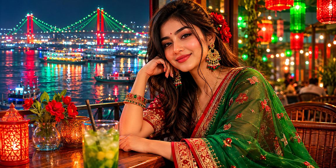 নারায়ণগঞ্জ এন্টারটেইনমেন্ট ক্যাসিনো লাল-সবুজ আলোকসজ্জা